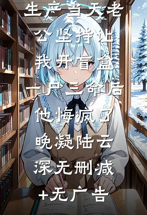 生产当天老公坚持让我开盲盒，一尸三命后他悔疯了晚凝陆云深无删减+无广告