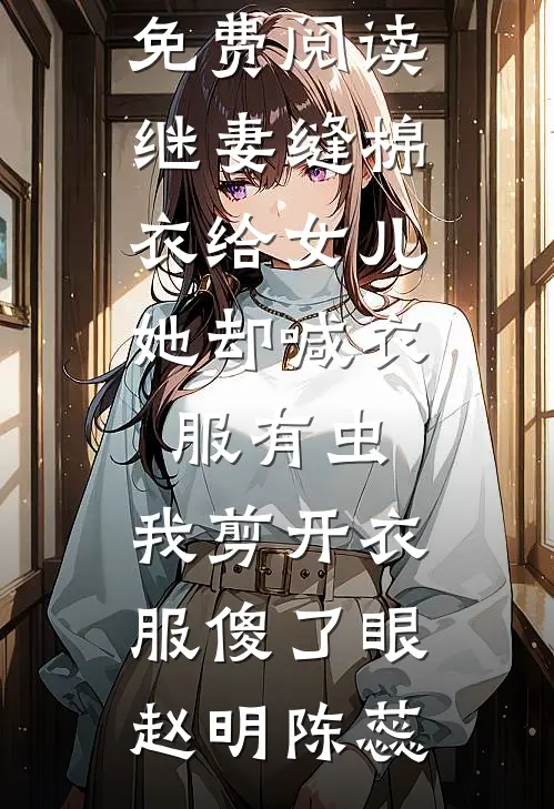 继妻缝棉衣给女儿，她却喊衣服有虫，我剪开衣服傻了眼(赵明陈蕊)无弹窗全文免费阅读_完整版免费阅读继妻缝棉衣给女儿，她却喊衣服有虫，我剪开衣服傻了眼赵明陈蕊