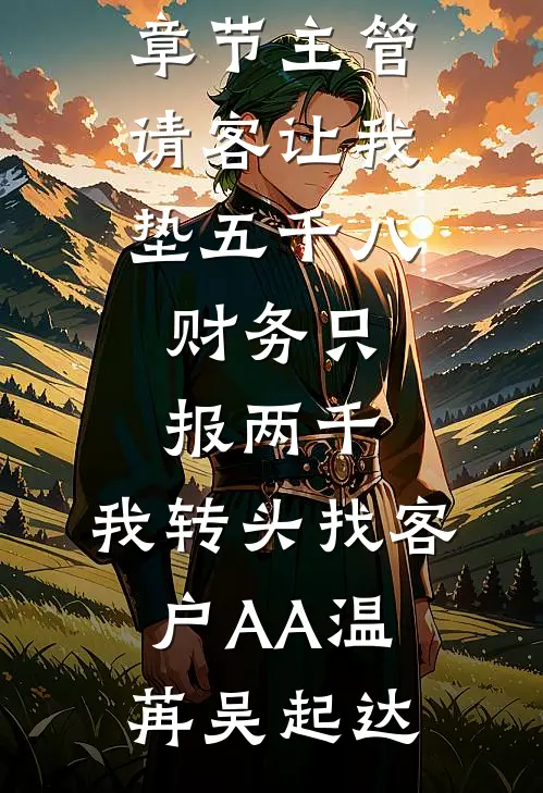 主管请客让我垫五千八，财务只报两千，我转头找客户AA温苒吴起达完本小说_小说最新章节主管请客让我垫五千八，财务只报两千，我转头找客户AA(温苒吴起达)