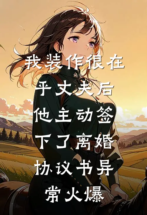 我装作很在乎丈夫后，他主动签下了离婚协议书异常火爆