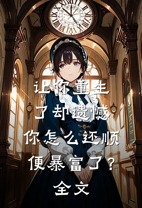让你重生了却遗憾,你怎么还顺便暴富了?全文阅读