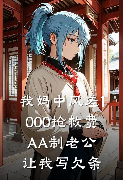 我妈中风差1000抢救费，AA制老公让我写欠条