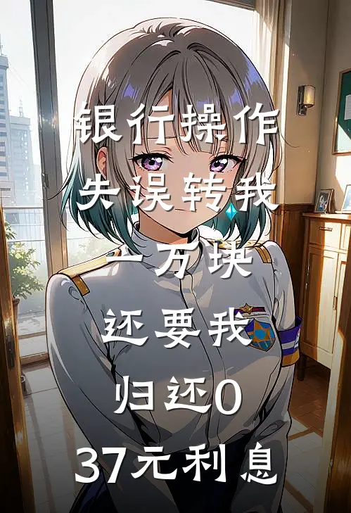 银行操作失误转我一万块，还要我归还0.37元利息