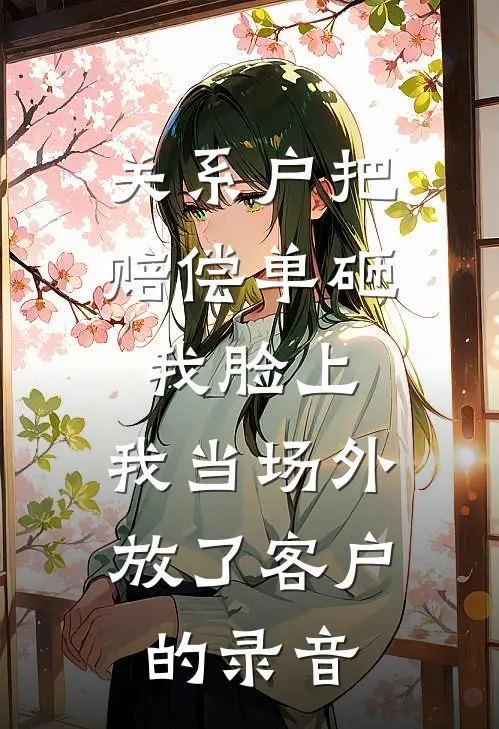 关系户把赔偿单砸我脸上，我当场外放了客户的录音