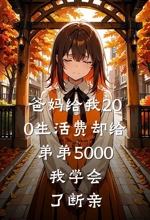 爸妈给我200生活费却给弟弟5000，我学会了断亲