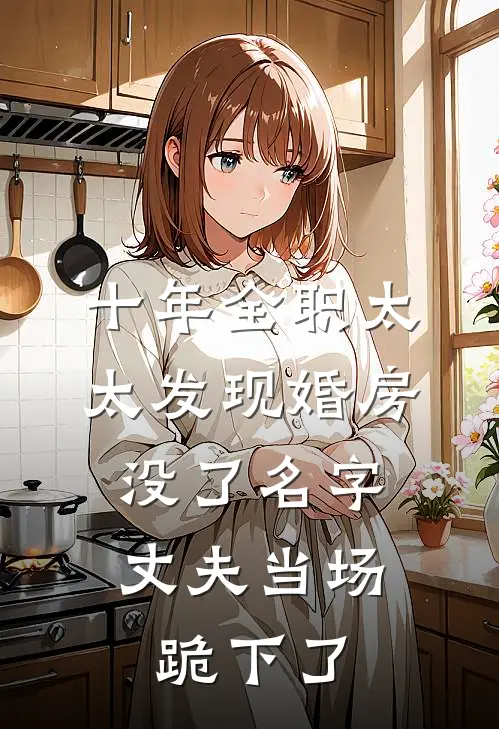 十年全职太太发现婚房没了名字，丈夫当场跪下了