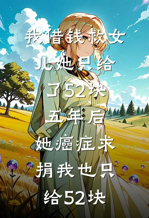 我借钱救女儿她只给了52块，五年后，她癌症求捐我也只给52块