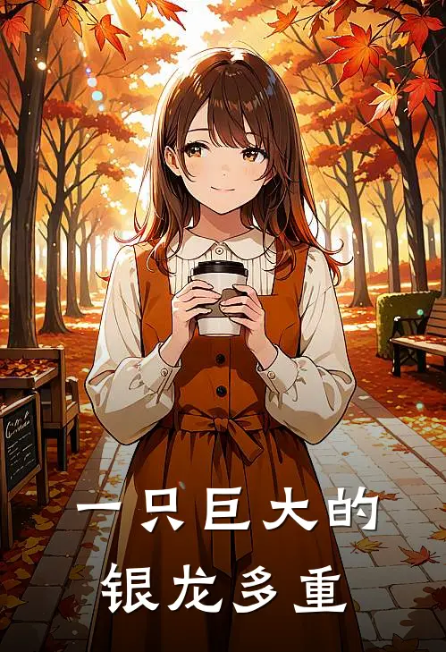 一只巨大的银龙多重