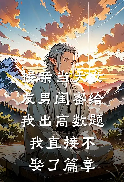 接亲当天女友男闺蜜给我出高数题，我直接不娶了篇章