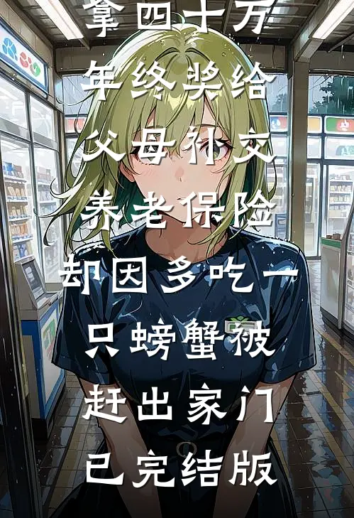 拿四十万年终奖给父母补交养老保险，却因多吃一只螃蟹被赶出家门已完结版