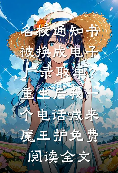 名校通知书被换成电子厂录取单？重生后我一个电话喊来魔王护免费阅读全文