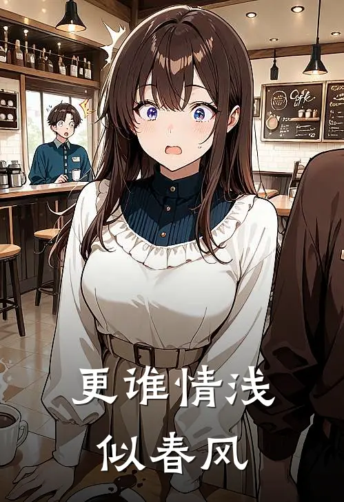 更谁情浅似春风,一夜满枝新绿,替残红